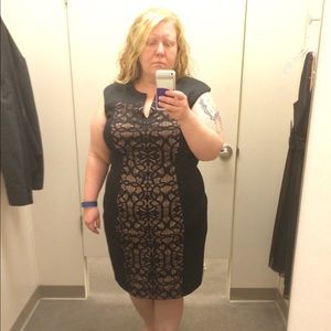 NWT Black cutout dress Size 16